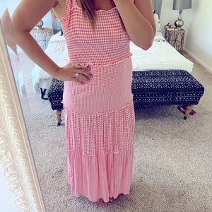Gingham Maxi Dress